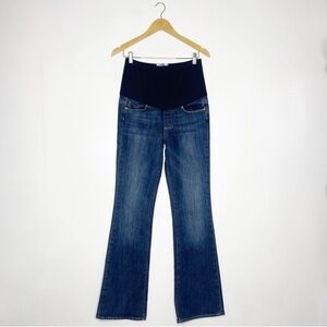PAIGE Blue Flare Wide Leg Jeans